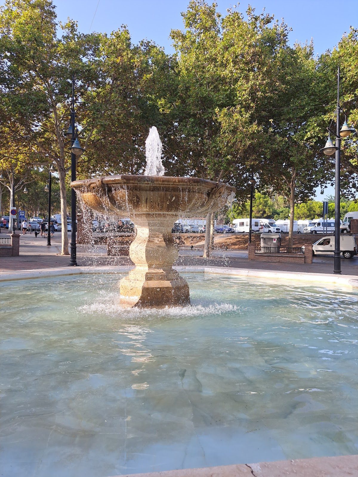 La fuente en el Auditorio