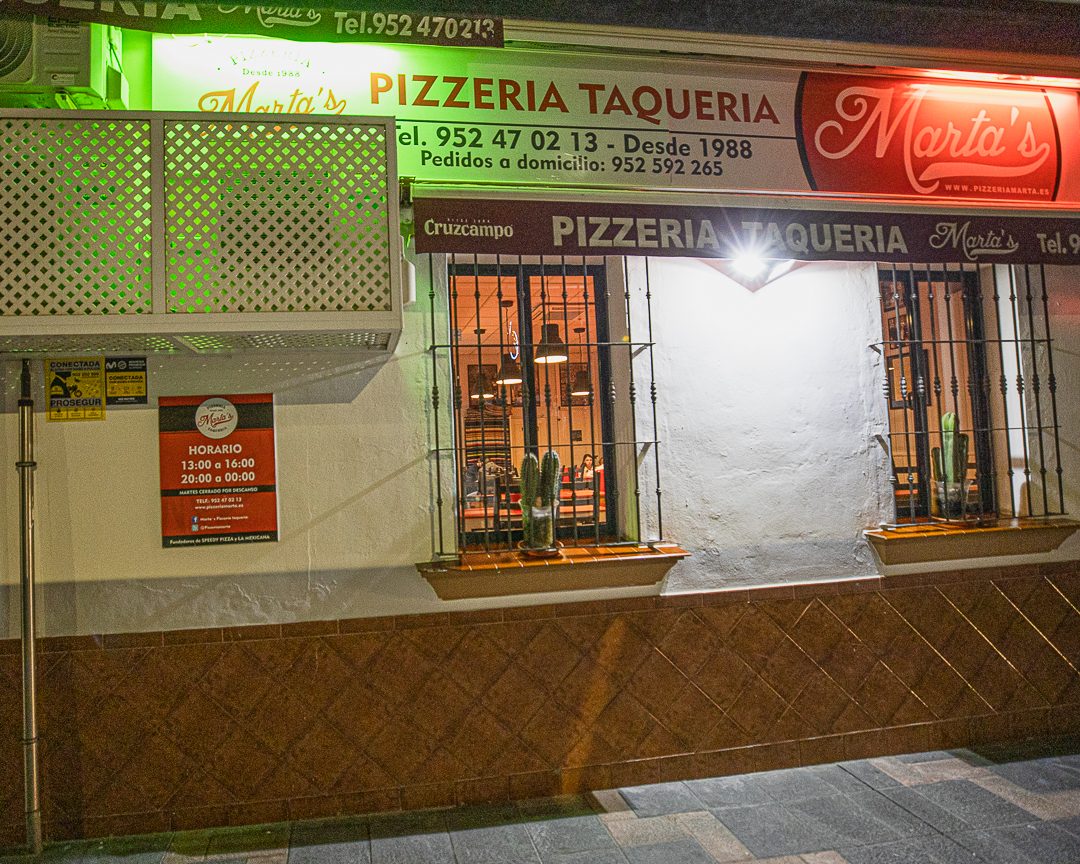 Pizzeria Taqueria Marta's| Pizzeria en Mijas