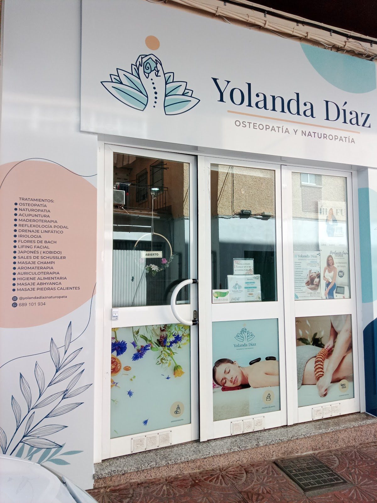 Yolanda Diaz" Osteopatia, Naturopatia y Acupuntura"